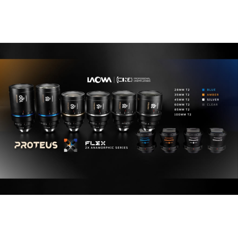 Dòng ống kính Laowa Proteus Flex 2X Anamorphic
