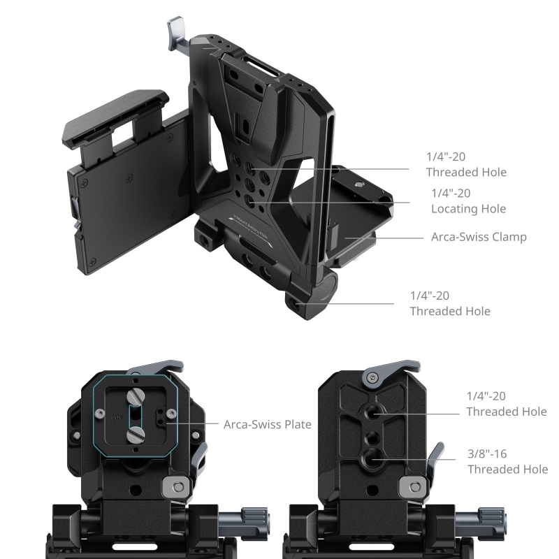 Đế pin SmallRig V-Mount (Pro) 5315