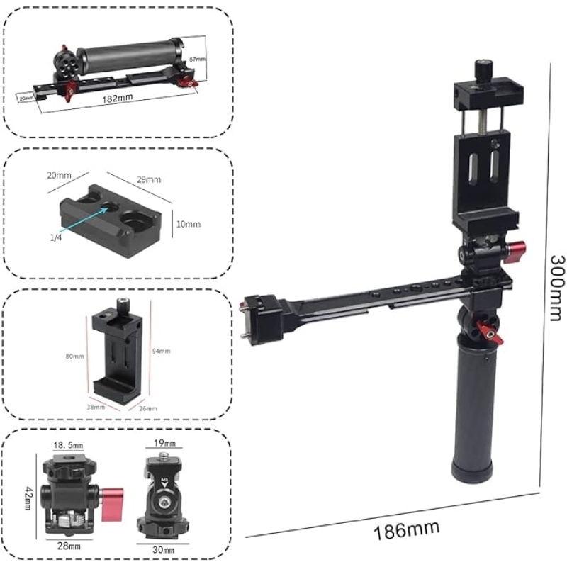  Tay cầm ngang hỗ trợ gimbal DJI RC2/RS3/RS3 Pro 