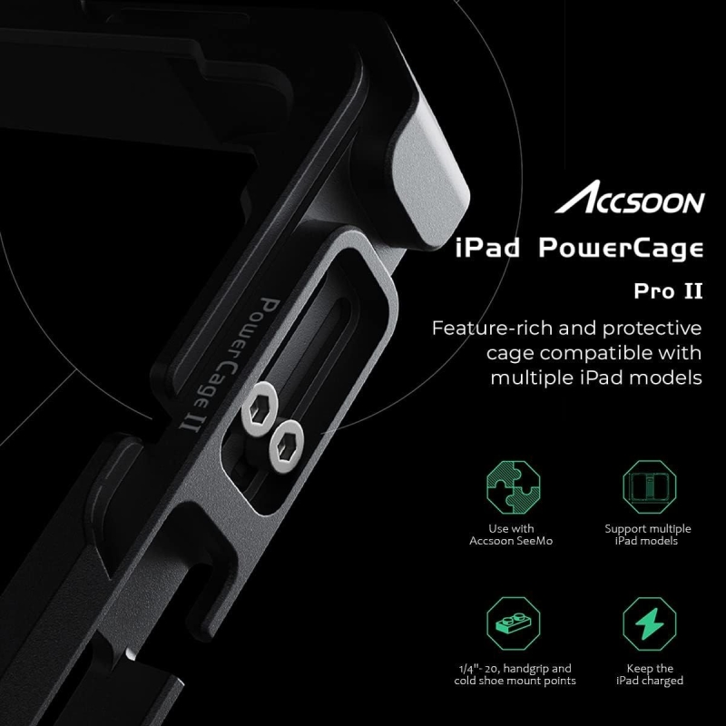 Accsoon Power Cage Pro Ⅱ cho iPad 12,9 inch