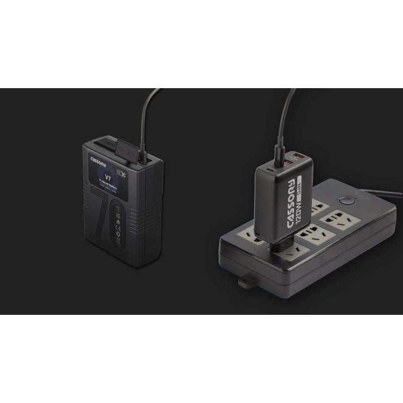 Pin Vmount V7 CASSORY dung lượng 70Wh Pin gắn chữ V mini
