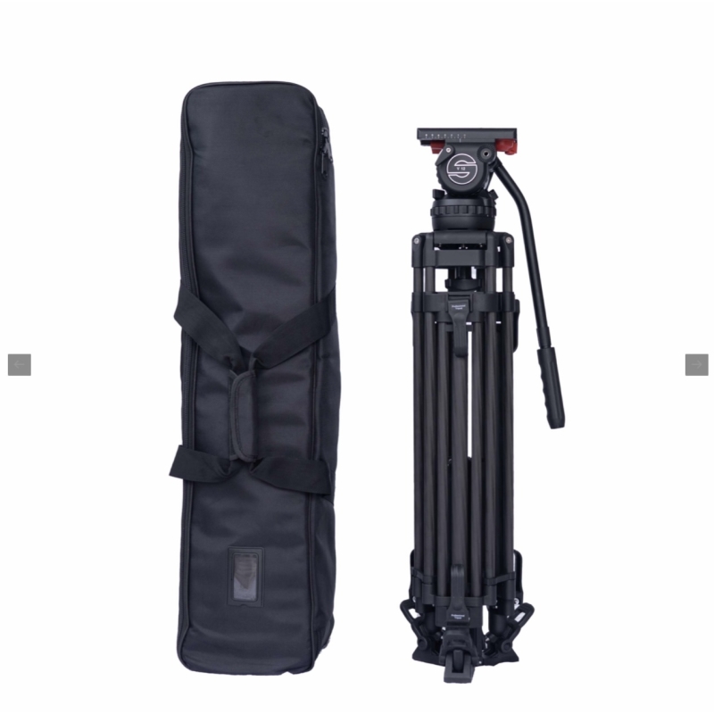 Chân máy quay Tripod V12 Hợp kim đầu dầu 100 (FULL VAT)
