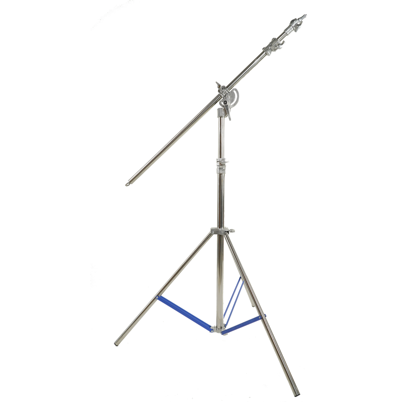 Chân đèn boom MZI2800 2in1 Inox