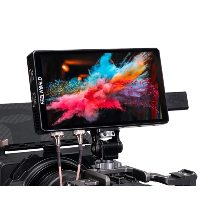 FEELWORLD CUT6S Màn hình ghi âm 6 inch Máy ảnh trường Máy ảnh DSLR USB2.0 Đầu ghi HDMI SDI