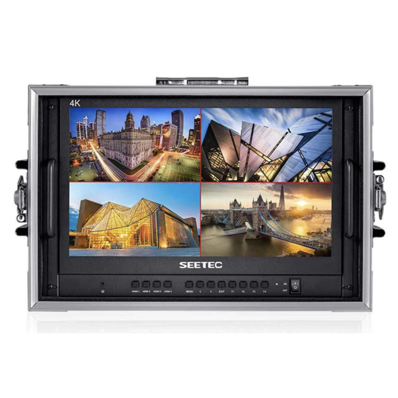  Màn hình giám đốc phát sóng trực tiếp 15.6 inch Tích hợp với 4 đầu ra đầu vào HDMI SEETEC ATEM156-CO 