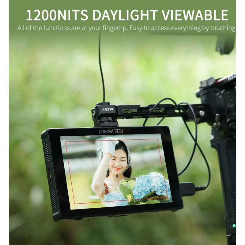 FEELWORLD F7 PLUS 7 inch 1200nit cho máy ảnh DSLR 4K HDMI