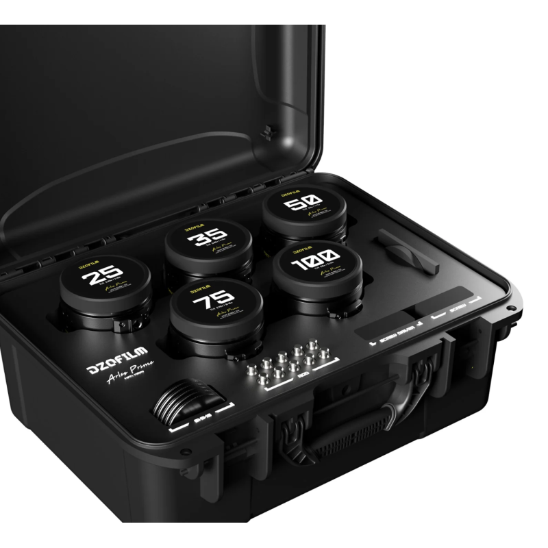 Bộ 5 ống kính A-Set PL của DZOFILM Arles FF/VV Prime (25/35/50/75/100mm)