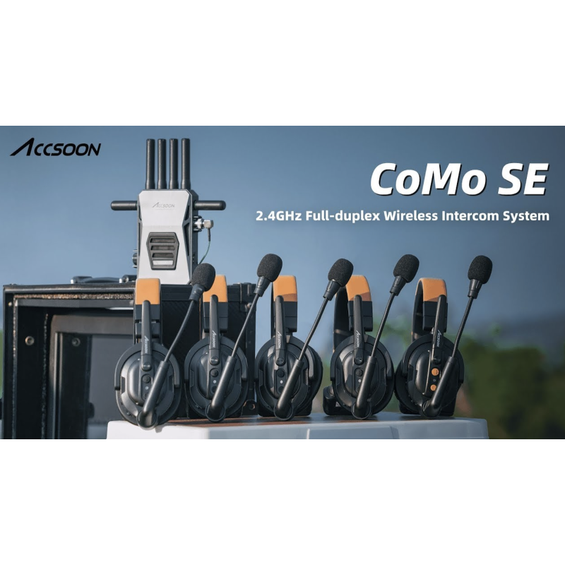 Accsoon CoMo SE 2.4GHz Full-duplex Wireless Intercom System (5 tai nghe)