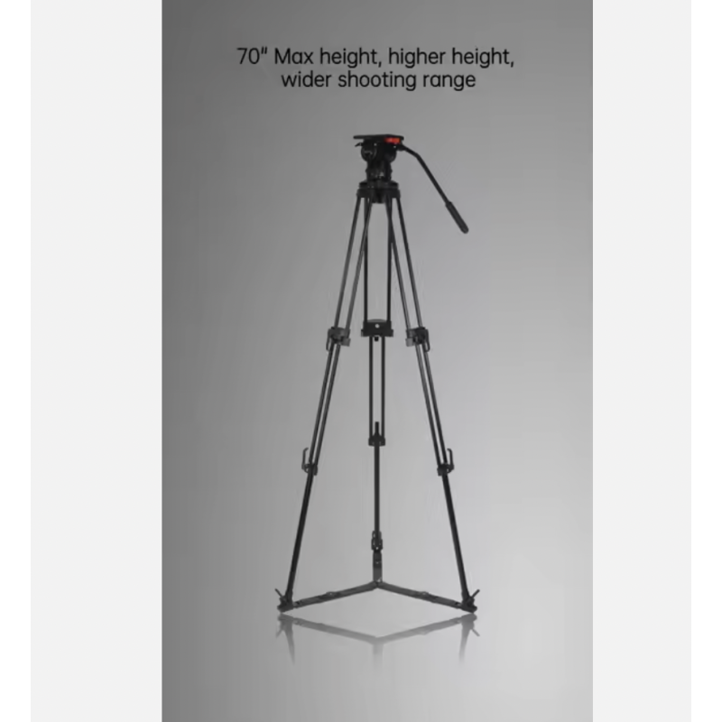 Chân máy quay video chuyên nghiệp Jiepai V12 chịu lực cao có đế 100mm
