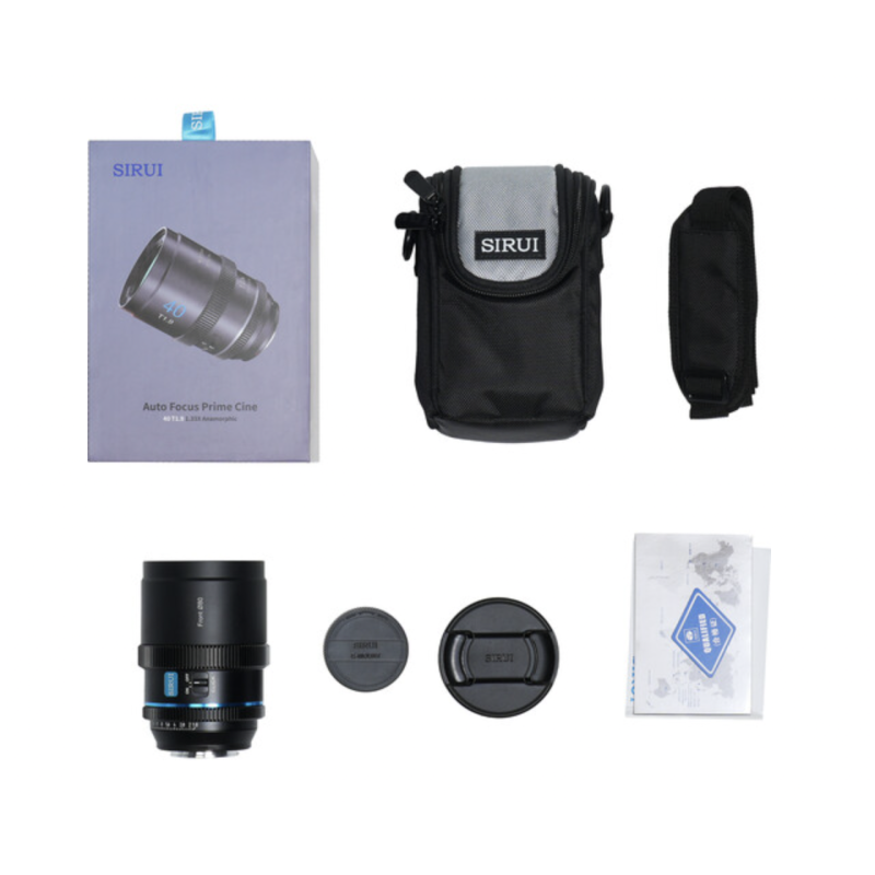 SIRUI 40mm T1.8 1.33X S35 Frame Autofocus Anamorphic Lens