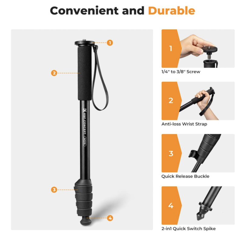 Monopod K&F concept MS-16 đa năng KF09.138