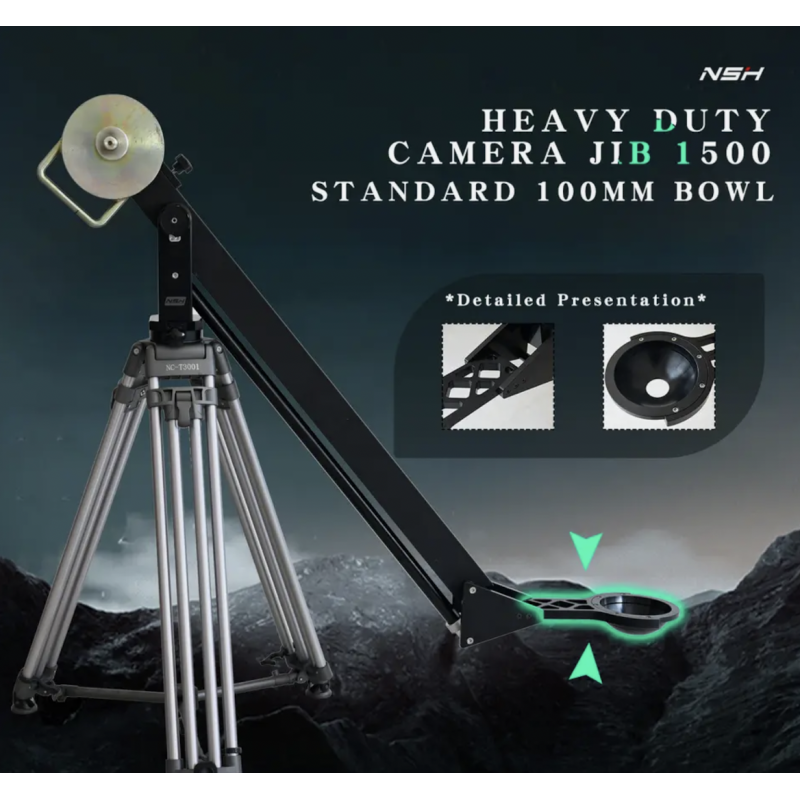 NSH Camera Crane Jimmy jib Rocker Arm Photography Equipment For Making Film