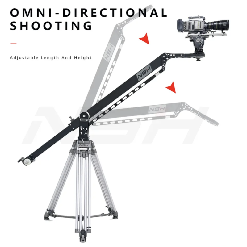 NSH Telescopic Camera jib Crane Rocker Arm Photography Equipment For Making Film