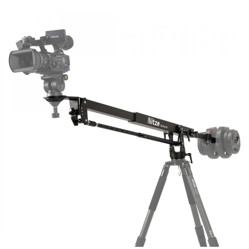 Nitze JIB-AL2120 MINI Jib Crane Arm 100mm Bowl 20KG Tải trọng chuyên nghiệp Micro Jib Arm cho Micro Single DSLR Video