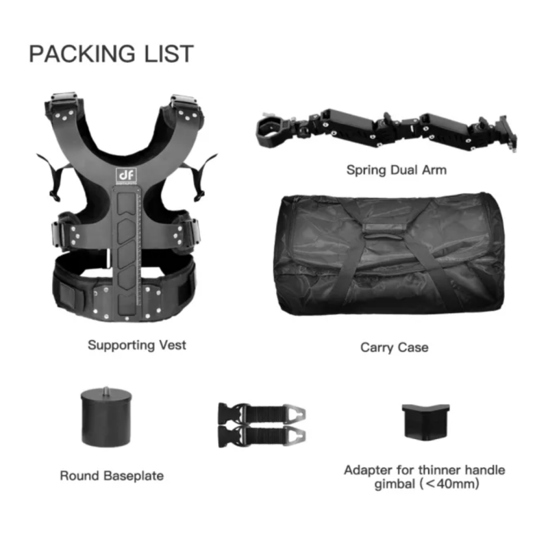 THANOS-SE Compact Tiltable Universal Single Handle Gimbal Supporting Vest System(Any Single Handle Gimbal)