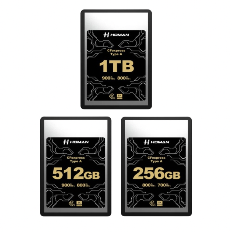 THẺ NHỚ HOMAN CFEXPRESS TYPE A 256GB-512GB-1TB