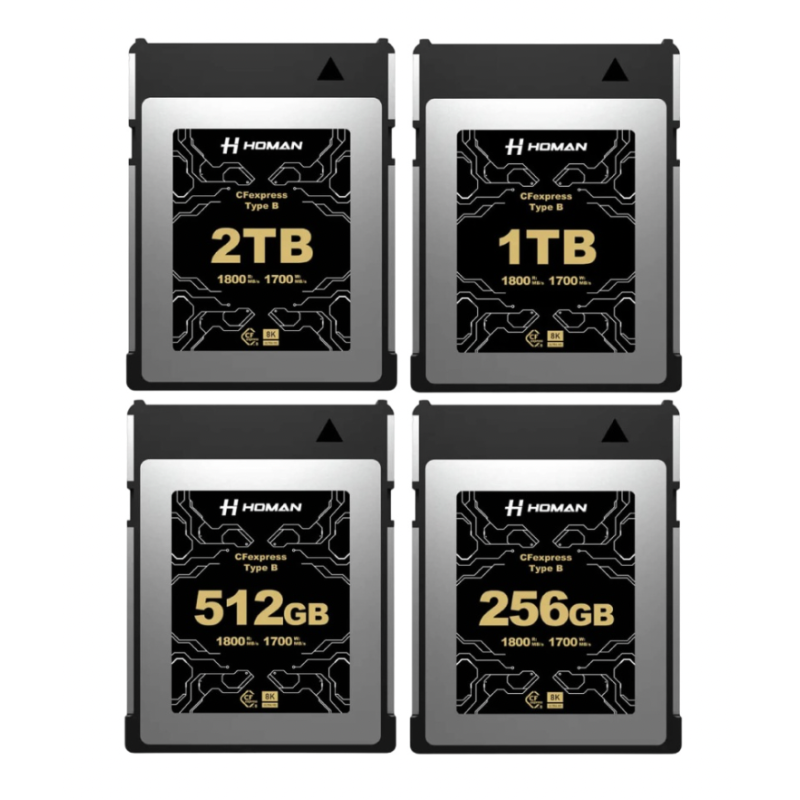 Thẻ Nhớ Homan CFexpress Type B  256GB/512GB/1TB