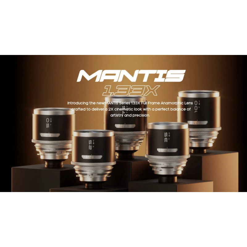 BLAZAR Mantis 1.33x Anamorphic Full-frame  25mm,35mm,50mm,75mm,100mm