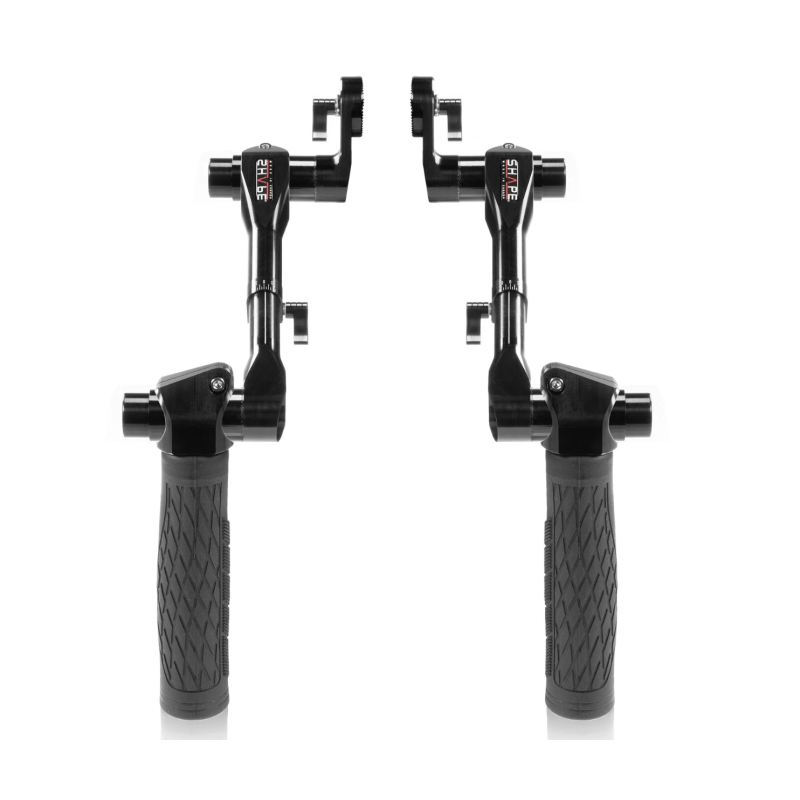 SHAPE Telescopic Black Handles ARRI Rosette