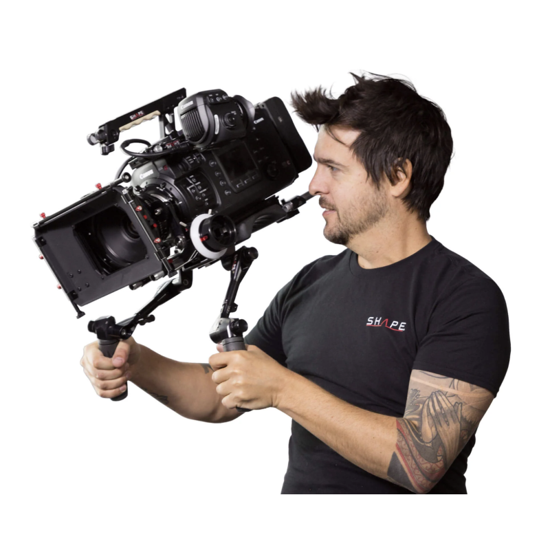 SHAPE Telescopic Black Handles ARRI Rosette