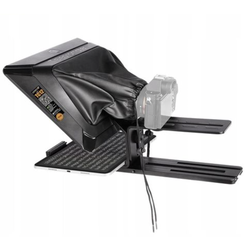 Lensgo TC12 - Máy Nhắc Chữ Di Động 12 Inch Dành Cho Máy Ảnh Và Máy Quay, Hỗ Trợ Kẹp Ngang Dọc, Điều Khiển Từ Xa