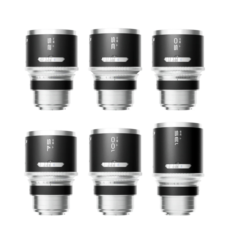 Bộ 6 ống kính Mantis 1.33X Full Frame Anamorphic 25/35/50/75/100/135mm 