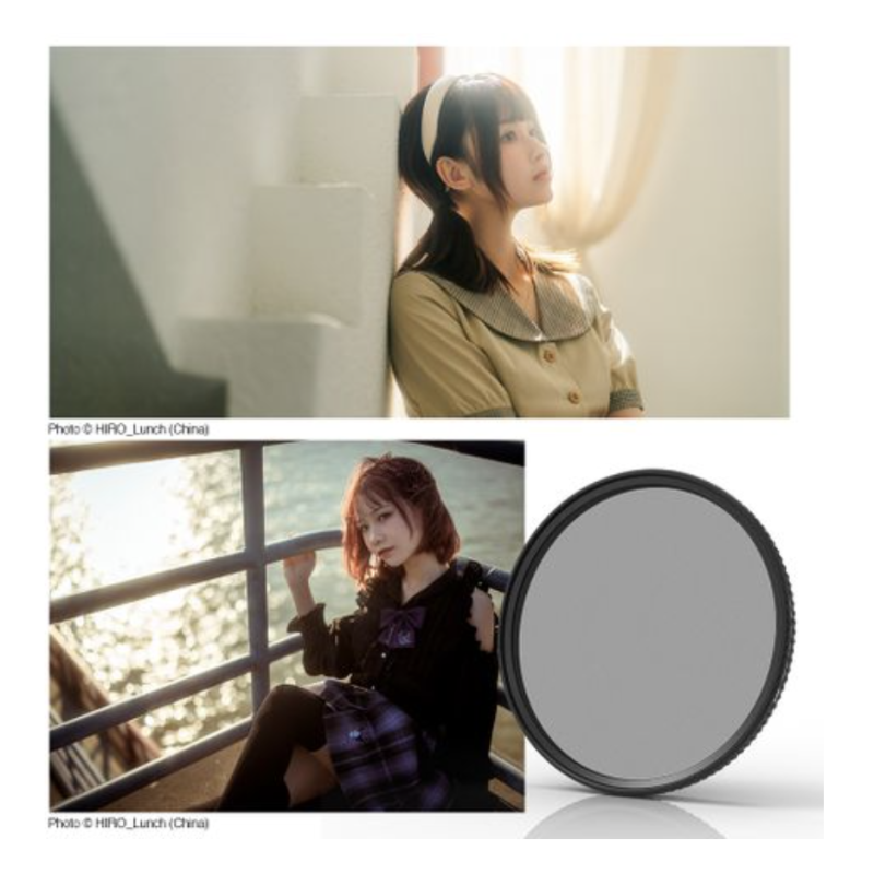 Kính lọc Haida NanoPro Mist Black 1/8 Variable ND Filter 77mm/ 82mm - 77mm