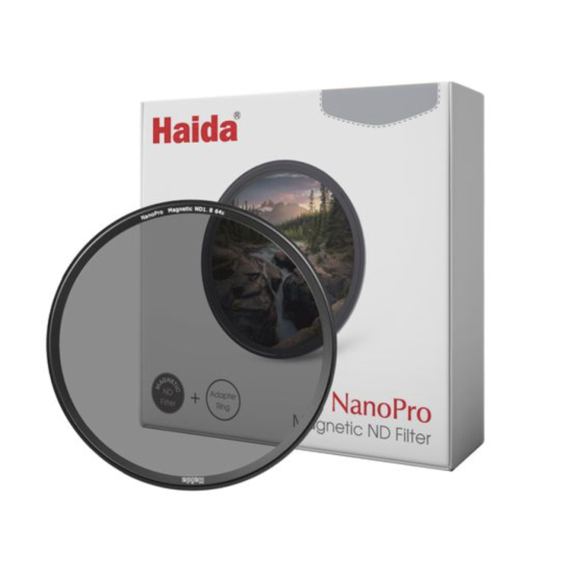 Kính lọc Haida NanoPro Magnetic ND1.8 (64x) Filter (With Adapter Ring) 67mm/ 72mm/ 77mm/ 82mm - 67mm - HD4664