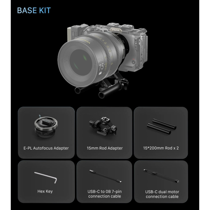 Tilta Nucleus Auto Focus Adapter (E to PL)