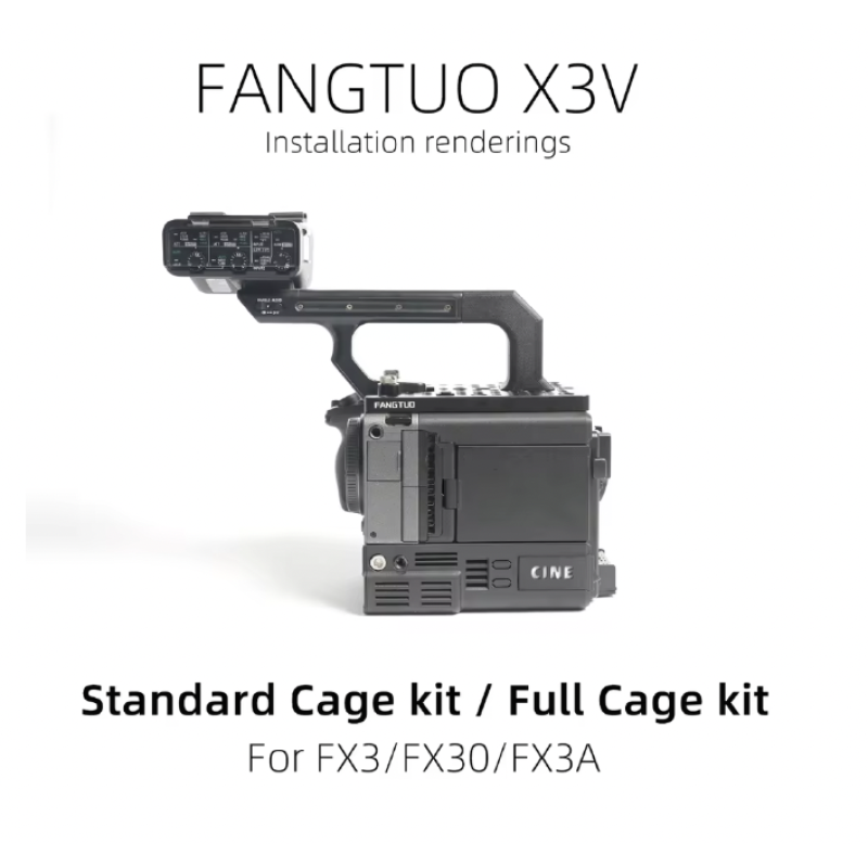 Bộ Fangtuo X3V phù hợp với khung bảo vệ máy quay Sony fx3 cineback (Không có tay nắm)