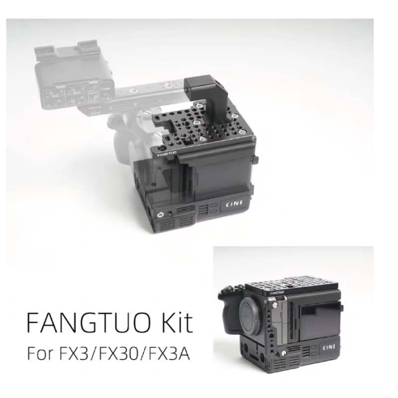 Bộ khung bảo vệ máy ảnh Fangtuo X3V fx3 30 – Thích hợp cho chụp dọc, cầm tay và gắn lên chân máy (Không bao gồm tophandle )
