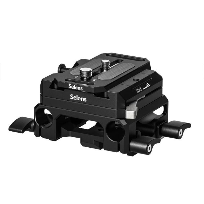 Đế gắn thanh kép 15mm với tấm tháo nhanh Manfrotto || SFQ13-M15DA