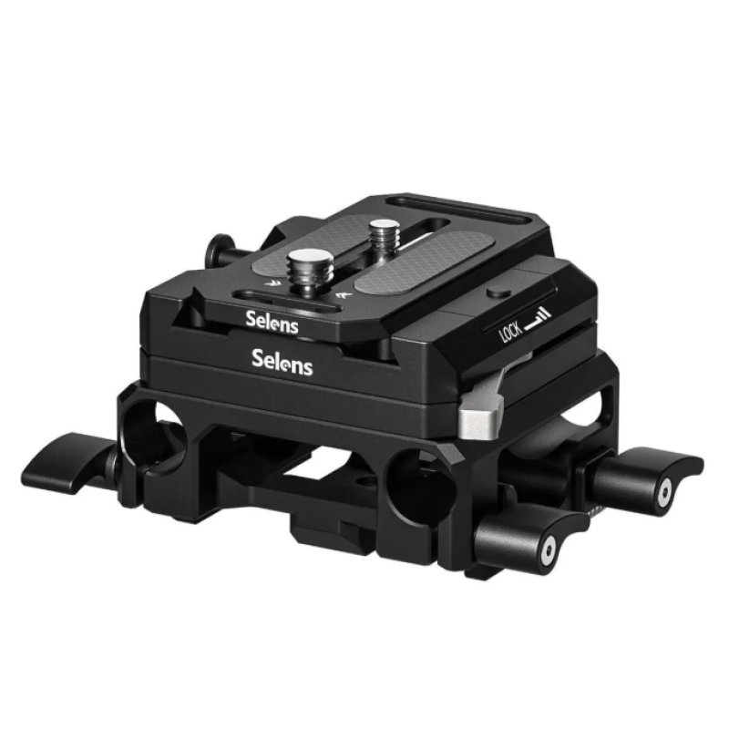 Đế gắn thanh kép 15mm với tấm tháo nhanh Manfrotto || SFQ13-M15DA