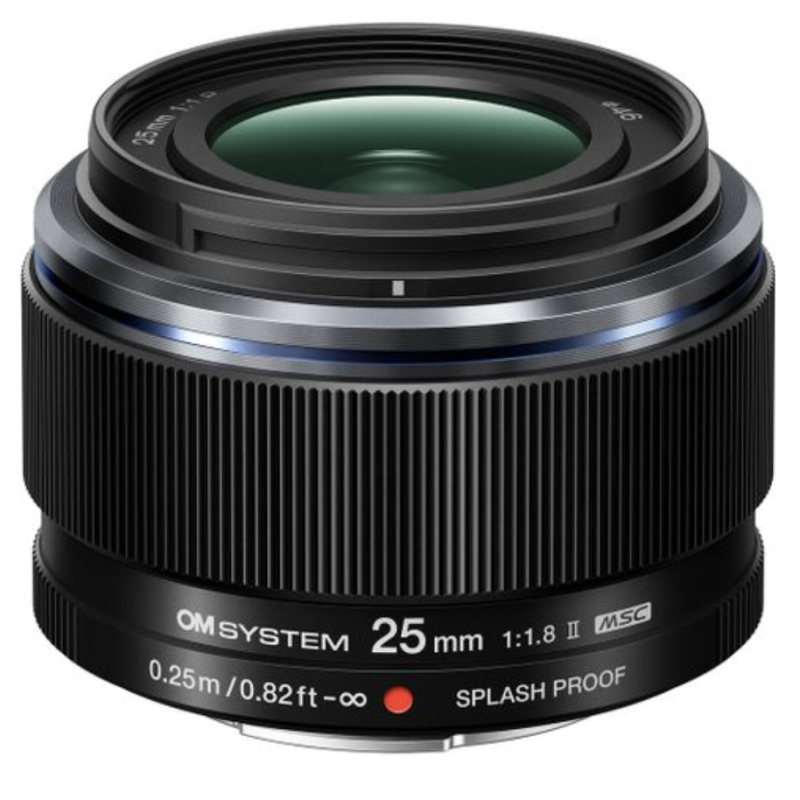Ống kính OM SYSTEM M.Zuiko Digital 25mm F1.8 II ngàm Micro Four Thirds