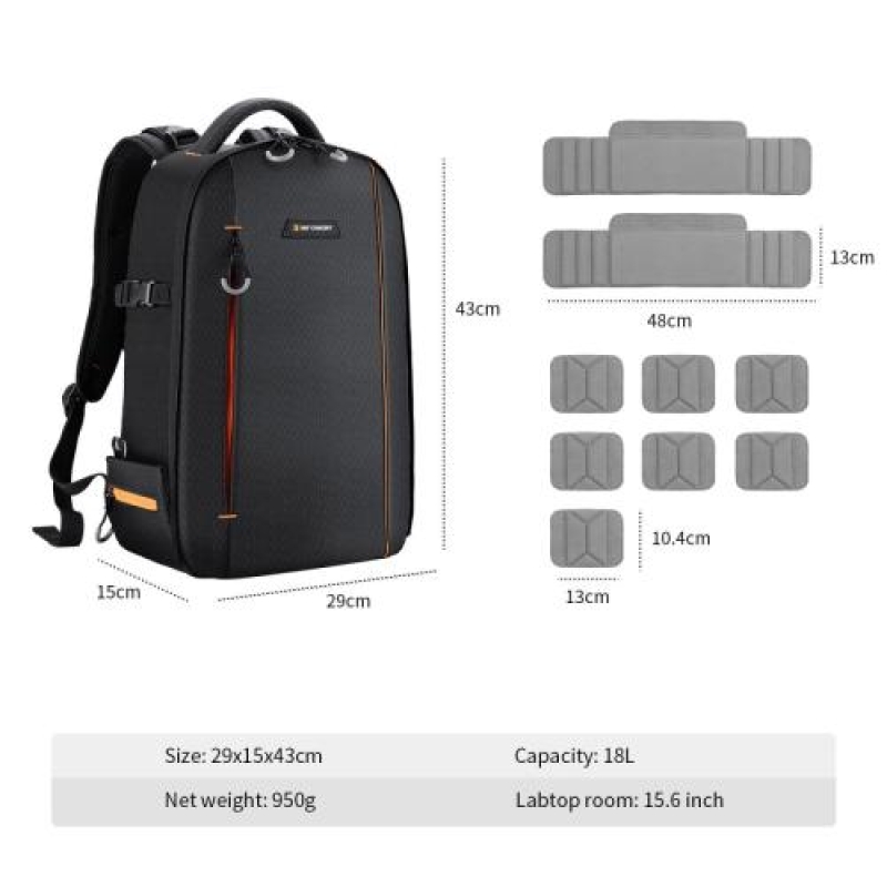 Balo máy ảnh K&F Concept Beta KF13.140