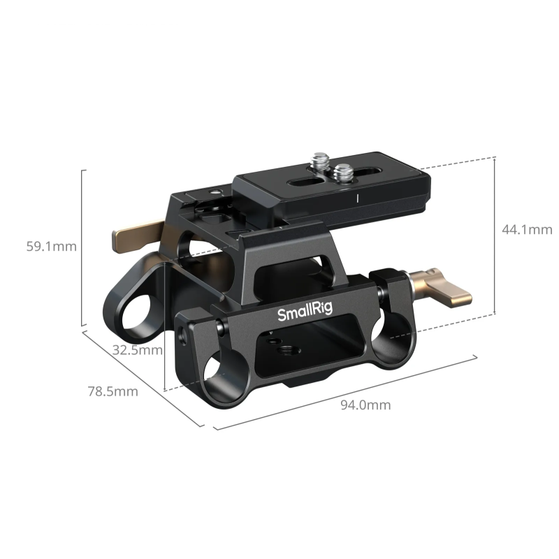 Bộ đế gắn Arca-Type kèm kẹp thanh kép 15mm