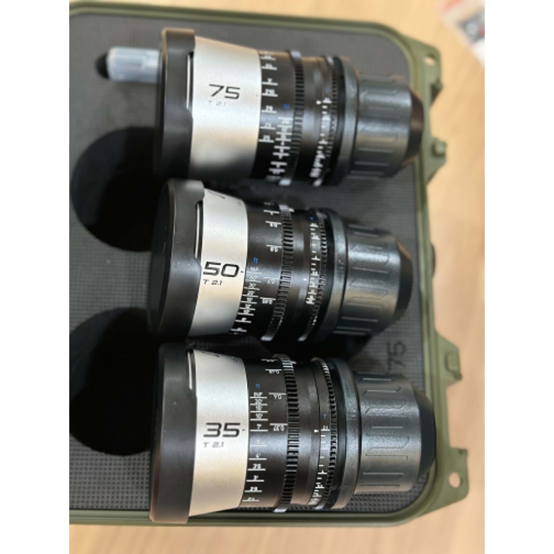 BỘ LENS ĐANG GIẢM GIÁ , BLAZAR VIPER FLARE SILVER – BỘ 3 LENS CINE 35MM / 50MM / 75MM
