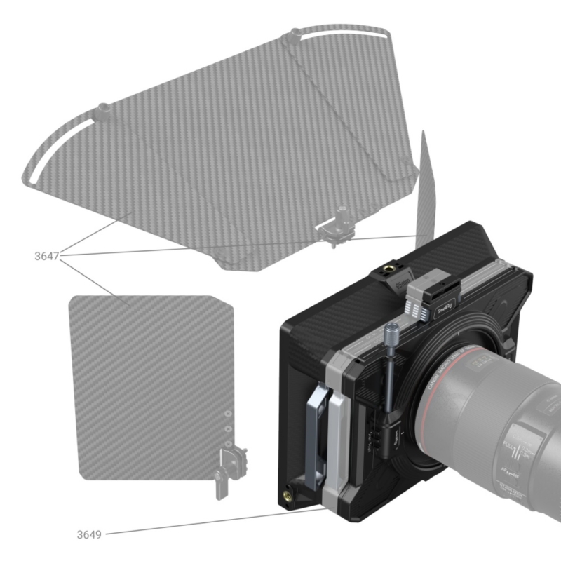 Matte Box SmallRig Multifunctional Modular (Φ95mm) Basic Kit 3556
