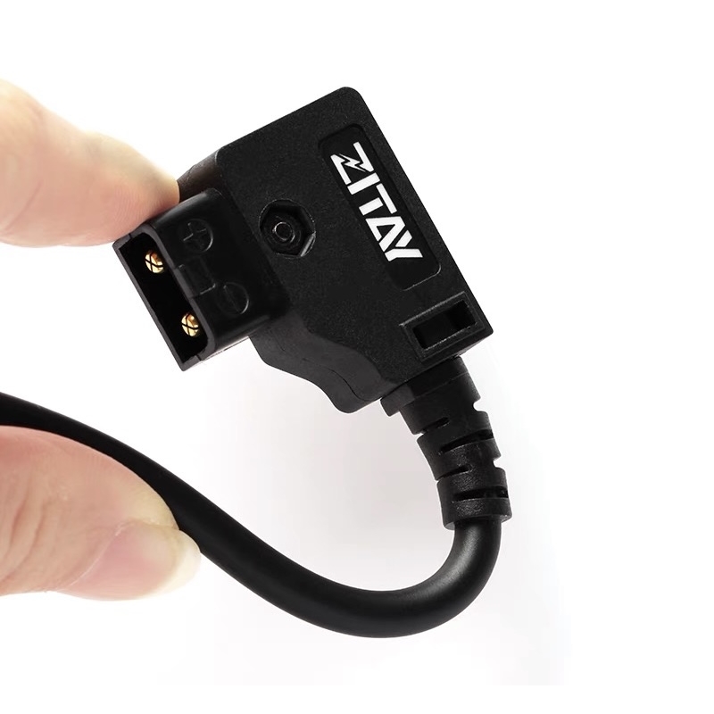 Dây cáp nguồn Dtap Camera Dtap to 2 chấu Khuỷu Tay Góc L Cho Camera Red Komodo