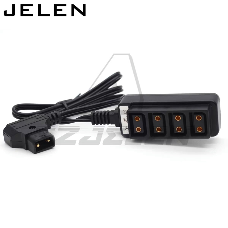 Dây cáp Chia 4 cổng nguồn IWO Dtap Male sang Dtap Female cho pin Máy ảnh
