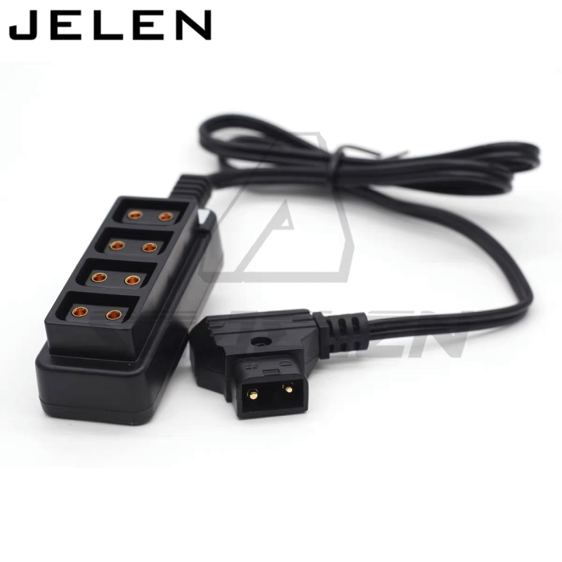 Dây cáp Chia 4 cổng nguồn IWO Dtap Male sang Dtap Female cho pin Máy ảnh