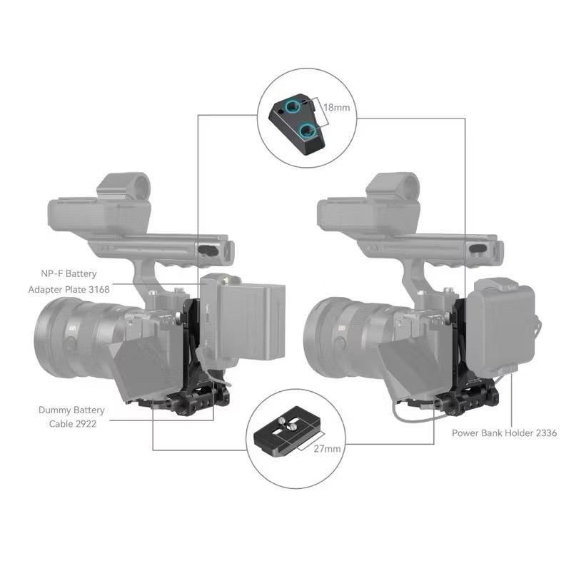 Đế pin VMount SmallRig 4064B