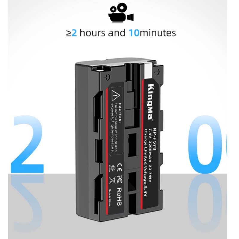KingMa NP-F550 3200mAh Battery