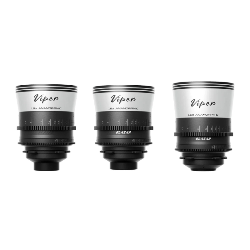 ỐNG KÍNH ANAMORPHIC FULL FRAME BLAZAR VIPER 1.5X 35/50/75mm 3-lens set (PL Mount / Silver Flare) FULL VAT