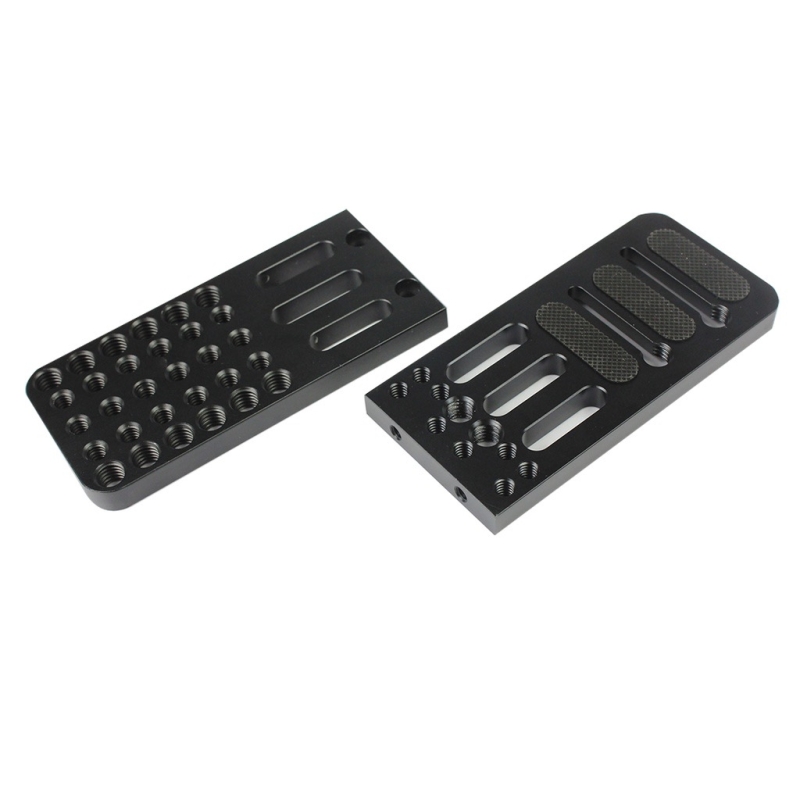 Tấm đế chữ L Tháo Lắp Nhanh Bằng Hợp Kim Nhôm 1/4 "3/8" Cho Chân Máy Ảnh