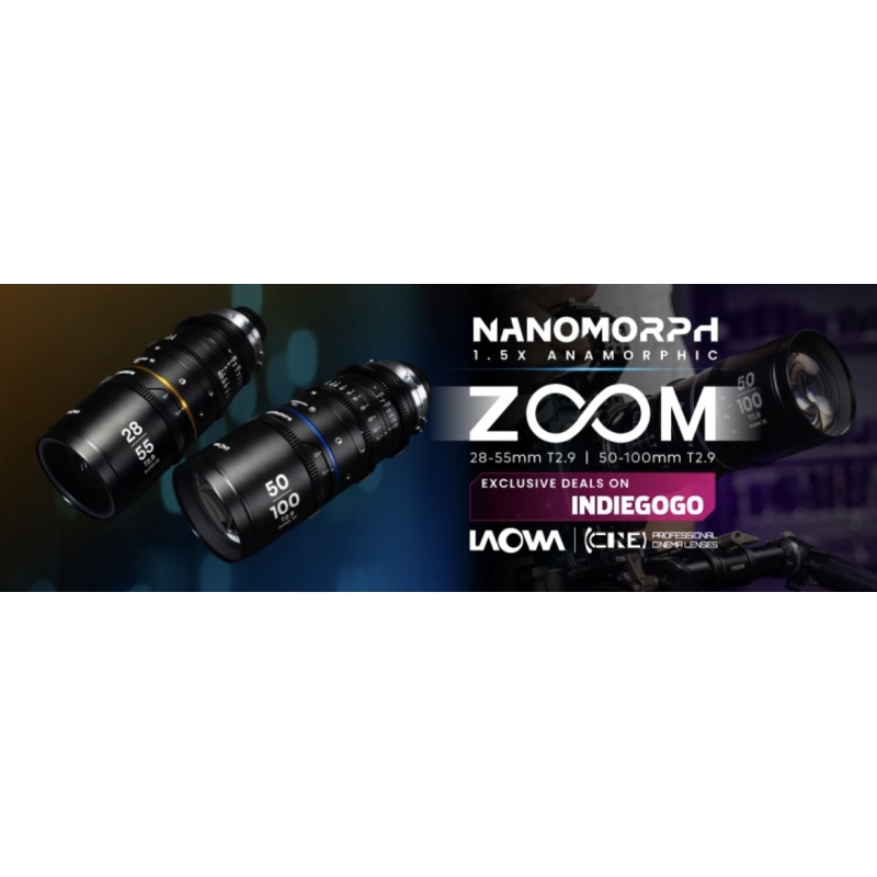 Laowa Nanomorph 1-5x Anamorphic Zoom Series