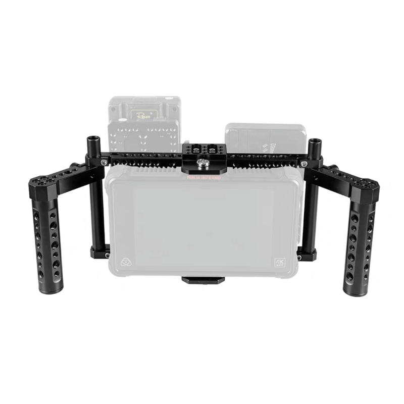 CAMVATE Bộ khung tay nắm cho màn hình 5-7 inch bao gồm cả đế pin V-mount
