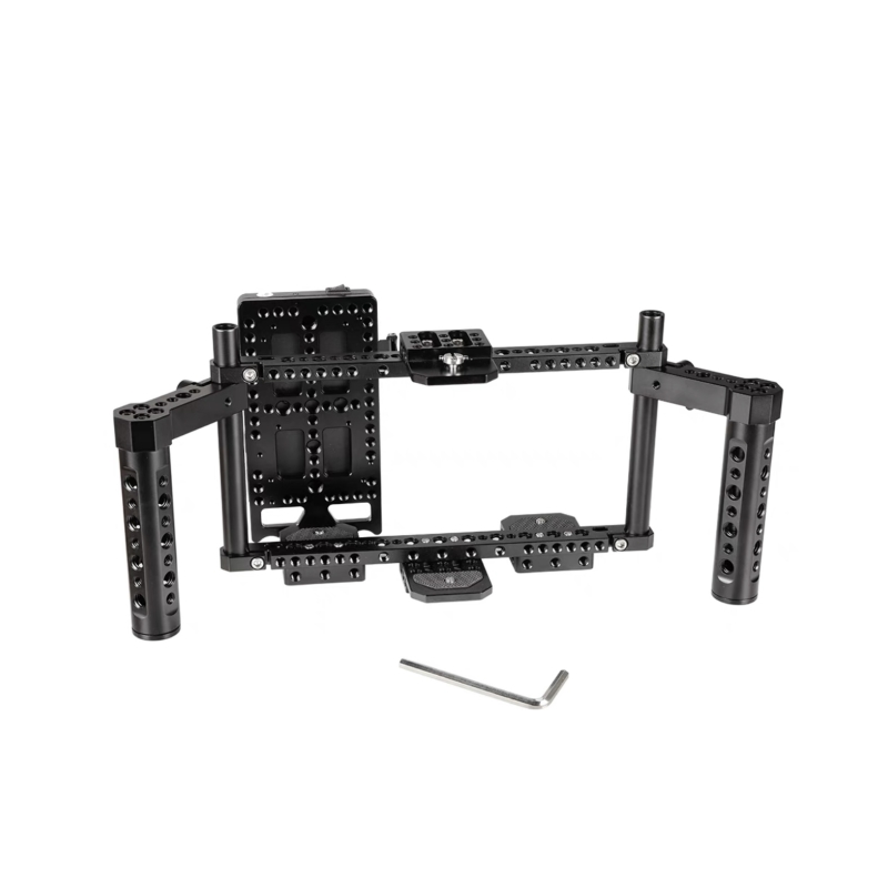 CAMVATE Bộ khung tay nắm cho màn hình 5-7 inch bao gồm cả đế pin V-mount