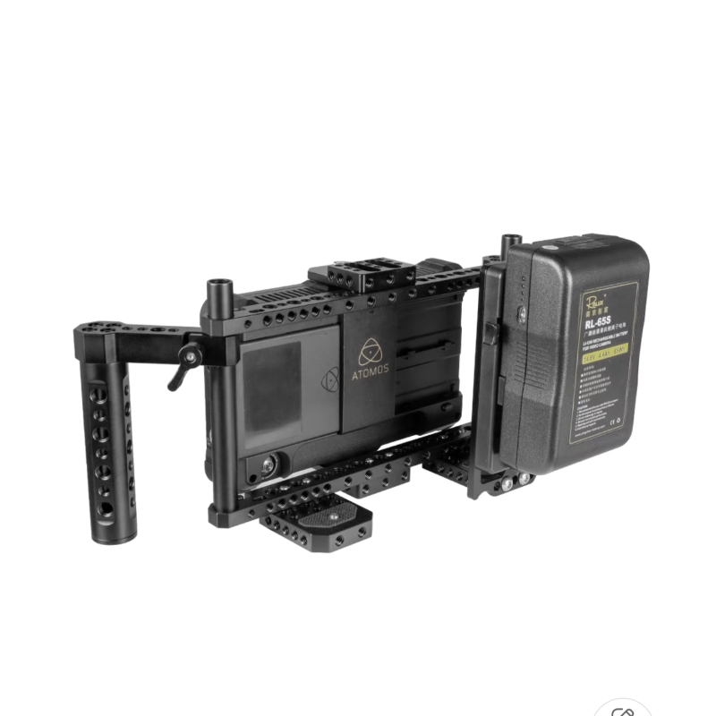 CAMVATE Bộ khung tay nắm cho màn hình 5-7 inch bao gồm cả đế pin V-mount
