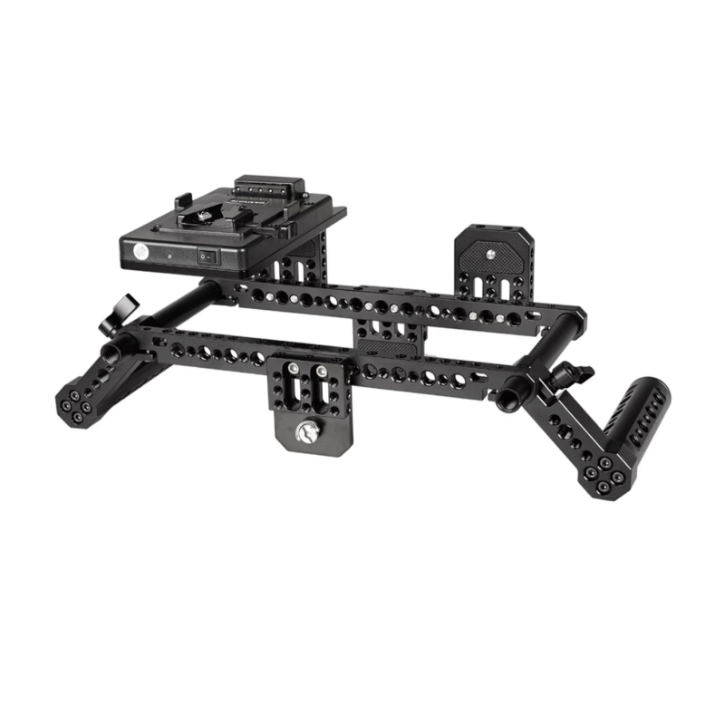 CAMVATE Bộ khung tay nắm cho màn hình 5-7 inch bao gồm cả đế pin V-mount